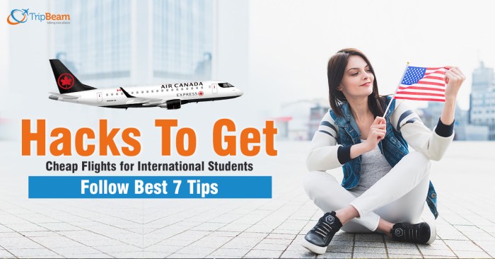 Student travel hacks for cheap flights